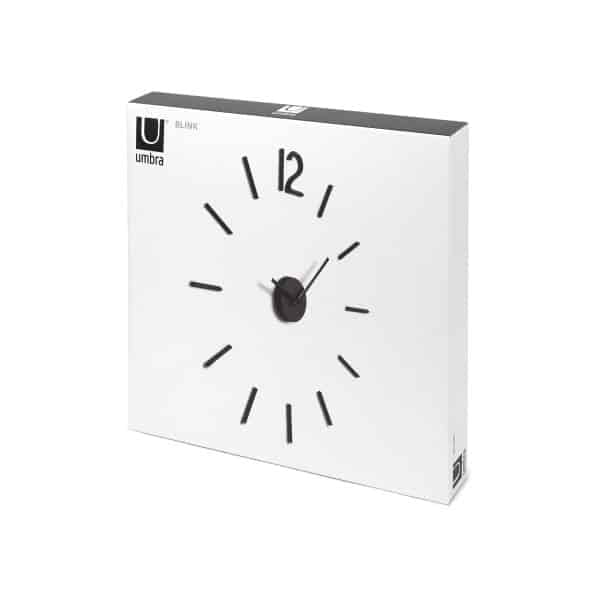 Umbra Blink μαύρο ρολόι τοίχου αλουμινίου 100εκ 1005400-040