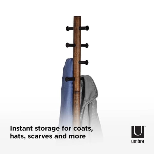 Umbra Pillar καλόγερος για ρούχα απο ξύλο και μέταλλο 1005871-048