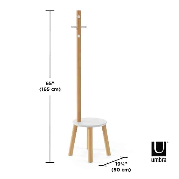 Umbra Pillar καλόγερος ρούχων ξύλο/μέταλλο 165X50εκ.1014257-668