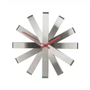 Umbra Ribbon ανοξείδωτο μεταλλικό ρολόι τοίχου 30εκ. 118070-590