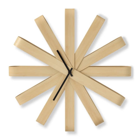 Umbra Ribbonwood ρολόι τοίχου 50εκ.απο ξύλο οξιάς sales365.gr