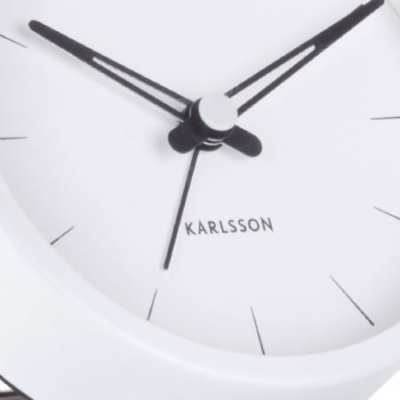 Karlsson Lure μεταλλικό ρολόι ξυπνητήρι 11εκ ka5842wh
