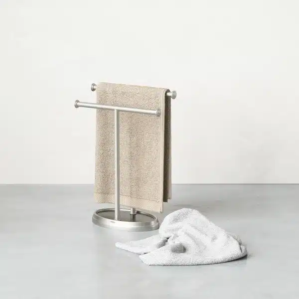 Umbra Palm μεταλλική βάση κρεμάστρα για πετσέτες μπάνιου / κουζίνας 35x26x12