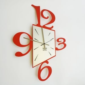 Arti e Mestieri Perspective ρολόι τοίχου μέταλλο/γυαλί 50Χ35εκ.72275