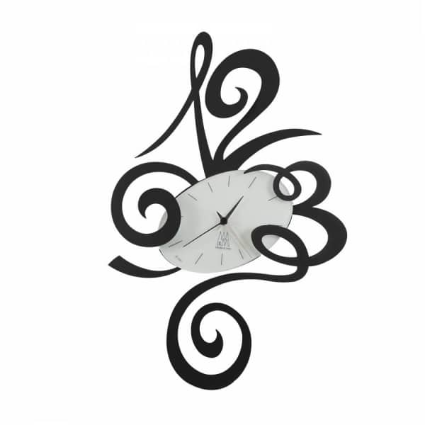 Arti e Mestieri Robin ρολόι τοίχου μέταλλο γυαλί 51Χ34εκ.2033C71