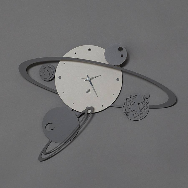 Arti e Mestieri sistema solare μεταλλικό ρολόι τοίχου 50Χ36εκ.2947C77