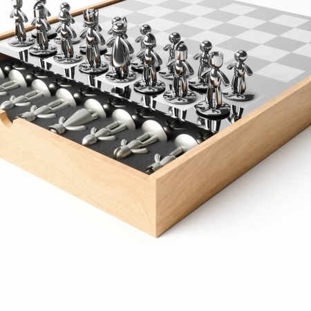 Umbra Buddy σκάκι απο μέταλλο και ξύλο sales365.gr